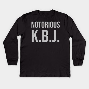 Ketanji Brown Jackson - Notorious KBJ Kids Long Sleeve T-Shirt